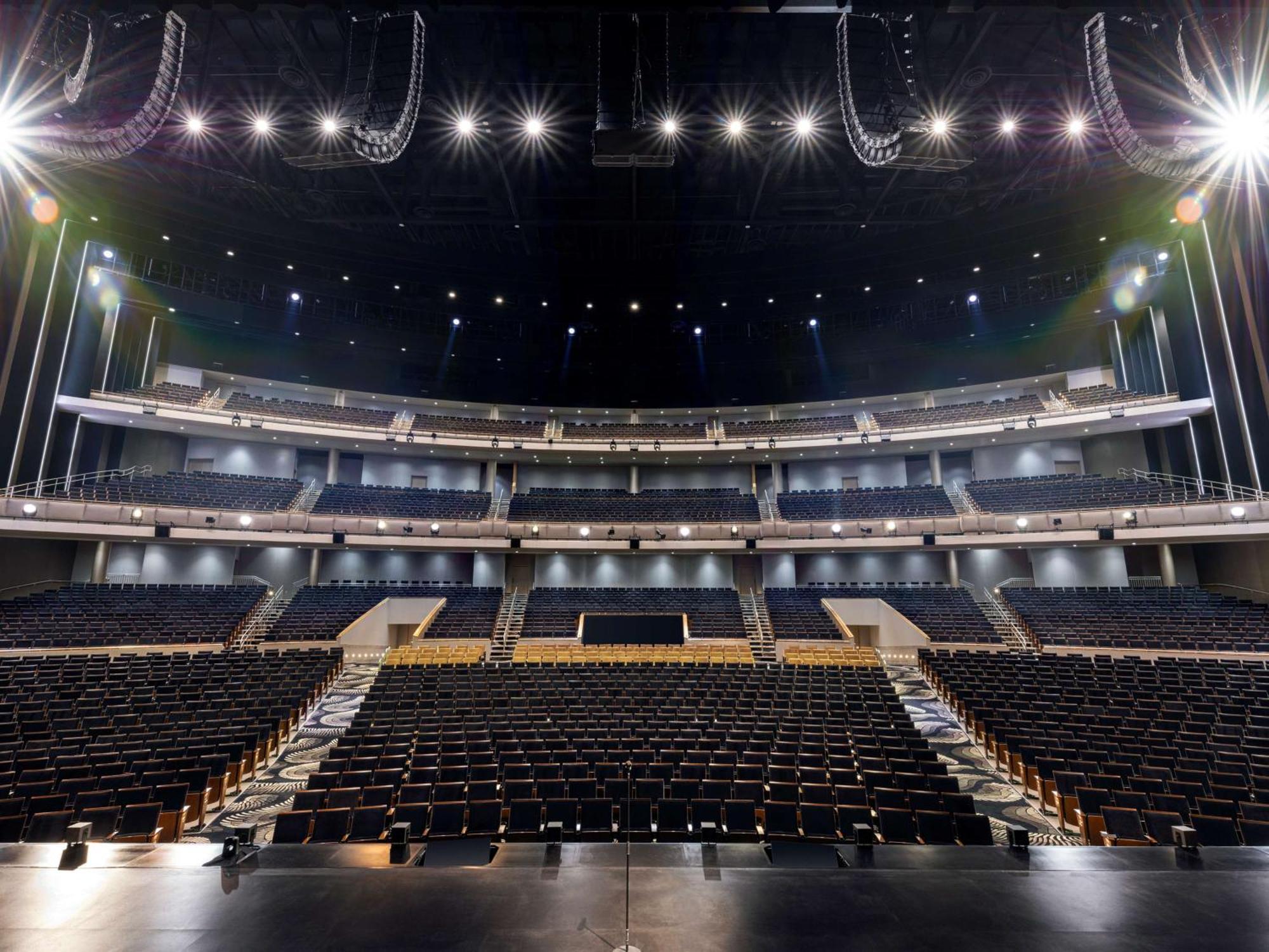 Las Vegas Hilton At Resorts World Esterno foto The interior of the venue