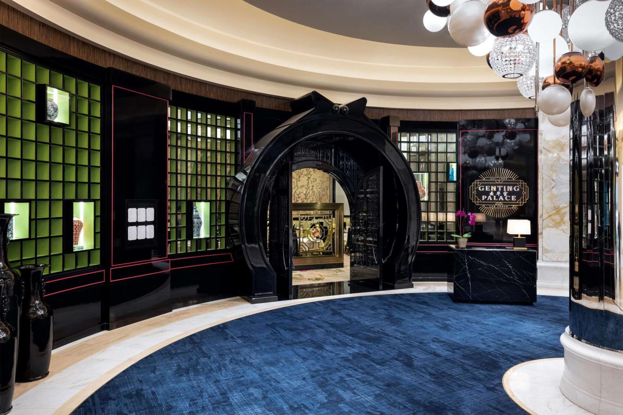 Las Vegas Hilton At Resorts World Esterno foto The hotel's entrance