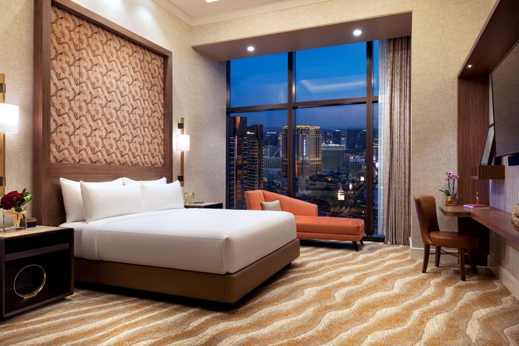 Las Vegas Hilton At Resorts World Esterno foto A room at the hotel