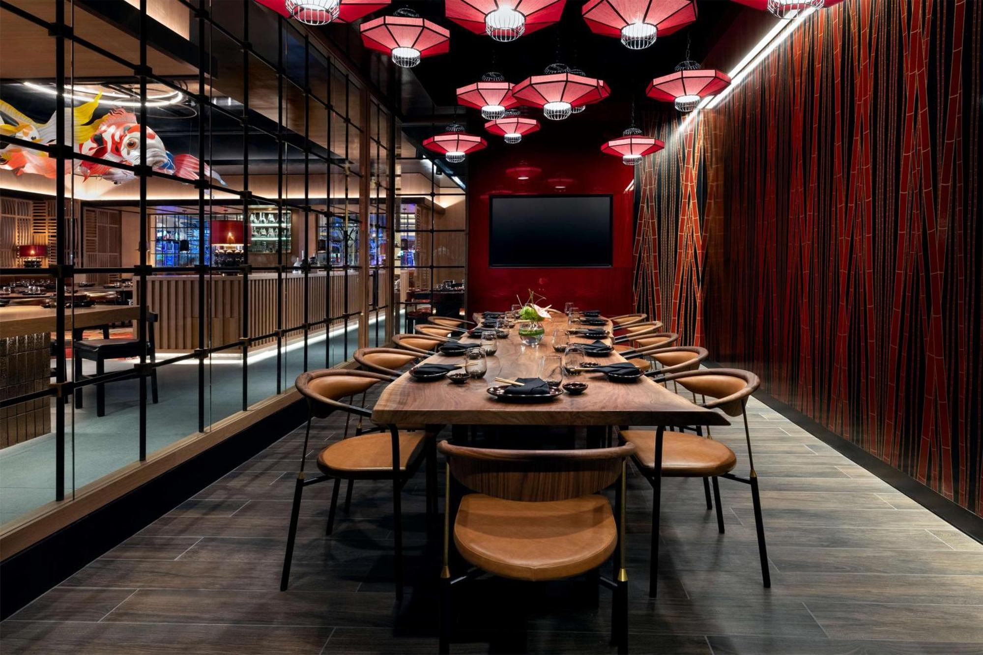 Las Vegas Hilton At Resorts World Esterno foto Interior of the restaurant