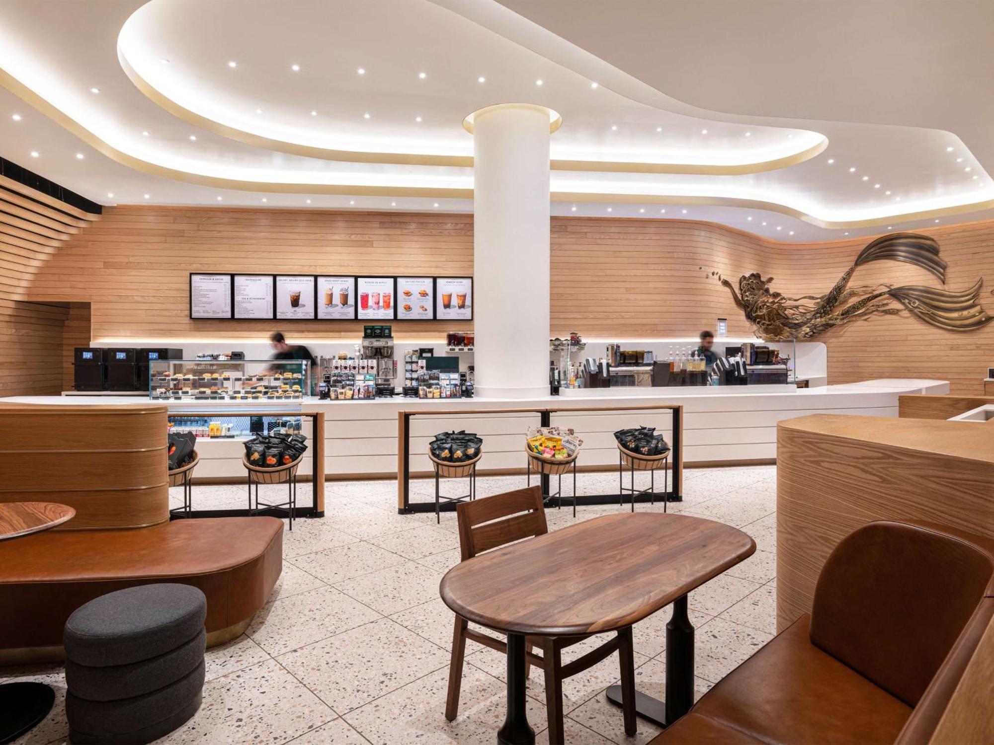 Las Vegas Hilton At Resorts World Esterno foto The interior of the new Starbucks in London