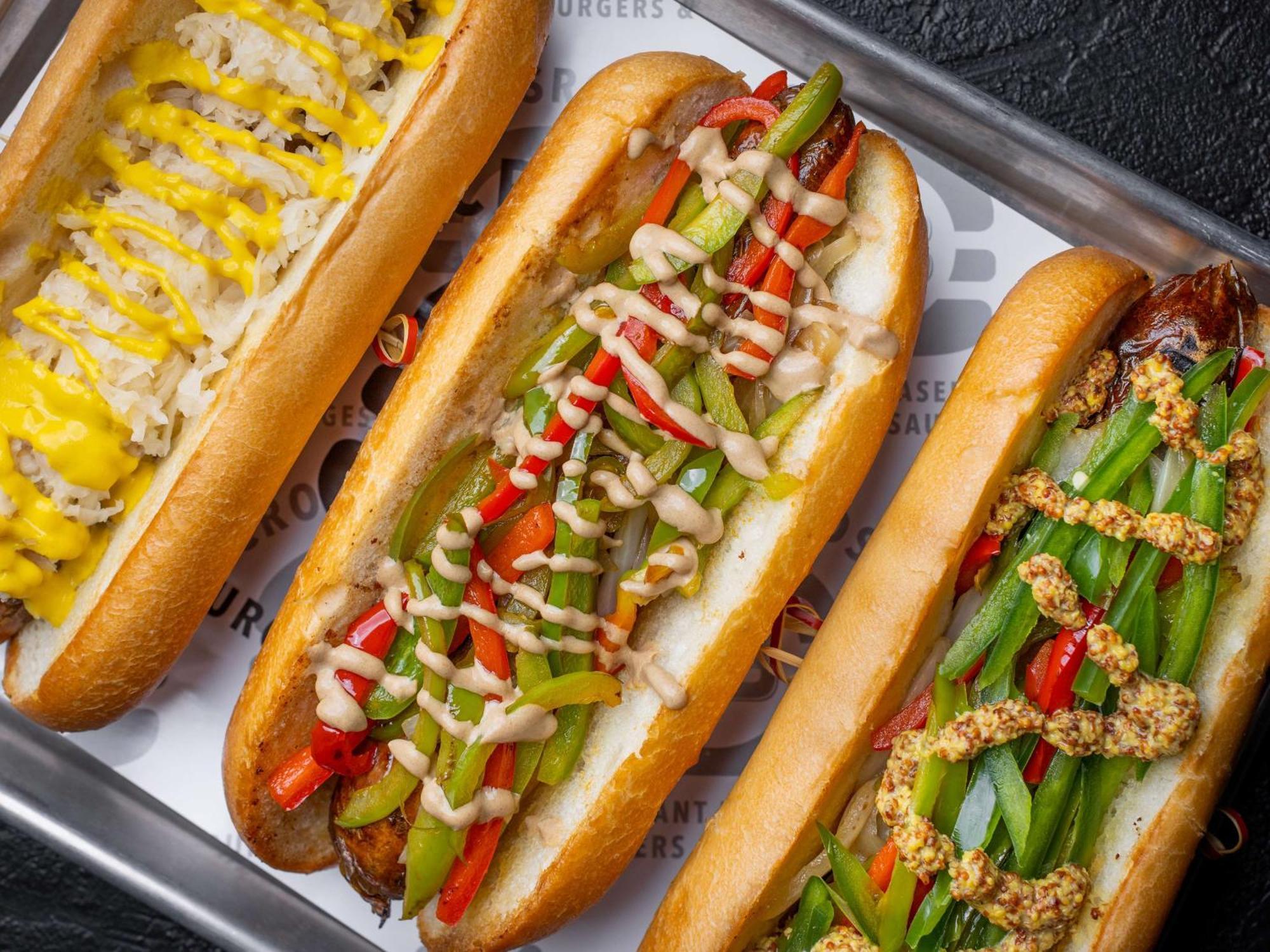 Las Vegas Hilton At Resorts World Esterno foto Various types of hot dogs