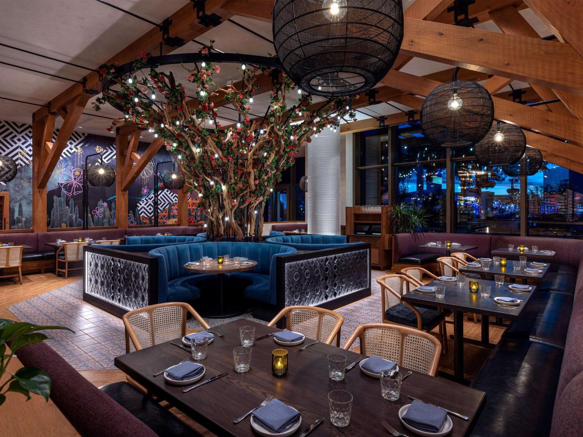 Las Vegas Hilton At Resorts World Esterno foto Interior of the restaurant