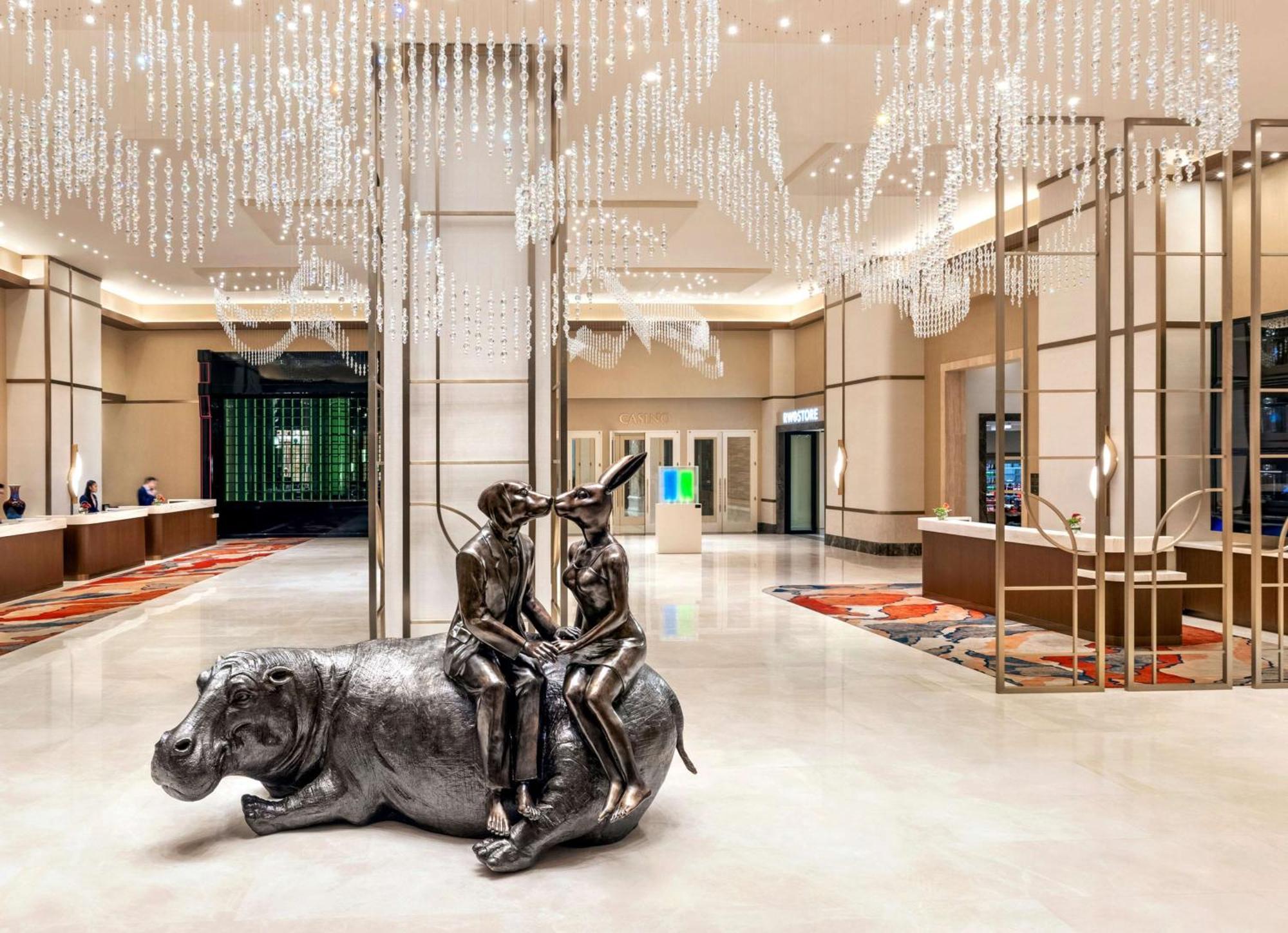 Las Vegas Hilton At Resorts World Esterno foto The lobby of the hotel
